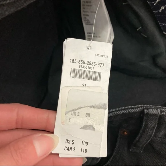 Abercrombie & Fitch Women's High Rise Black Jeans - Picture 10 of 10